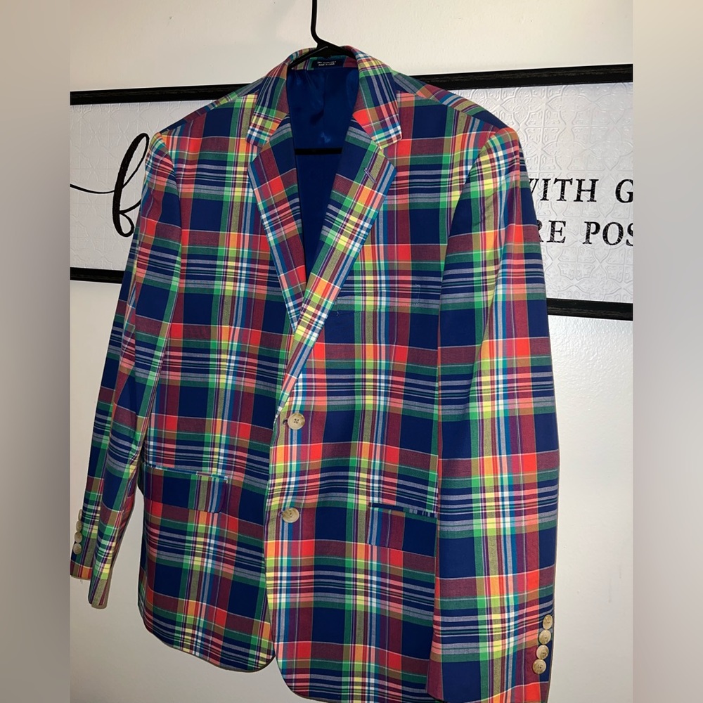 Saddlebred Men’s Multicolor Blazer, 40R